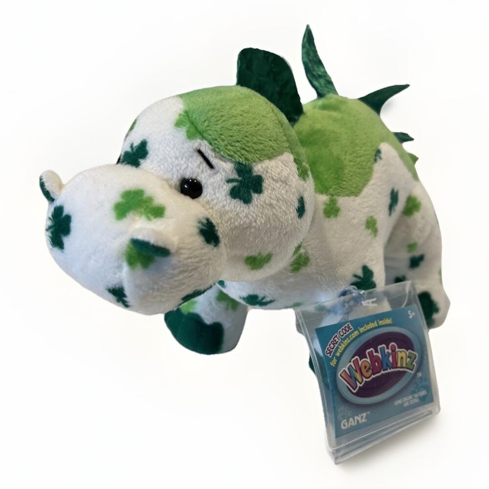 New Webkinz Lucky Dino HM712 - Unused Tag